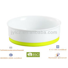 19cm pet bowl with silicone base